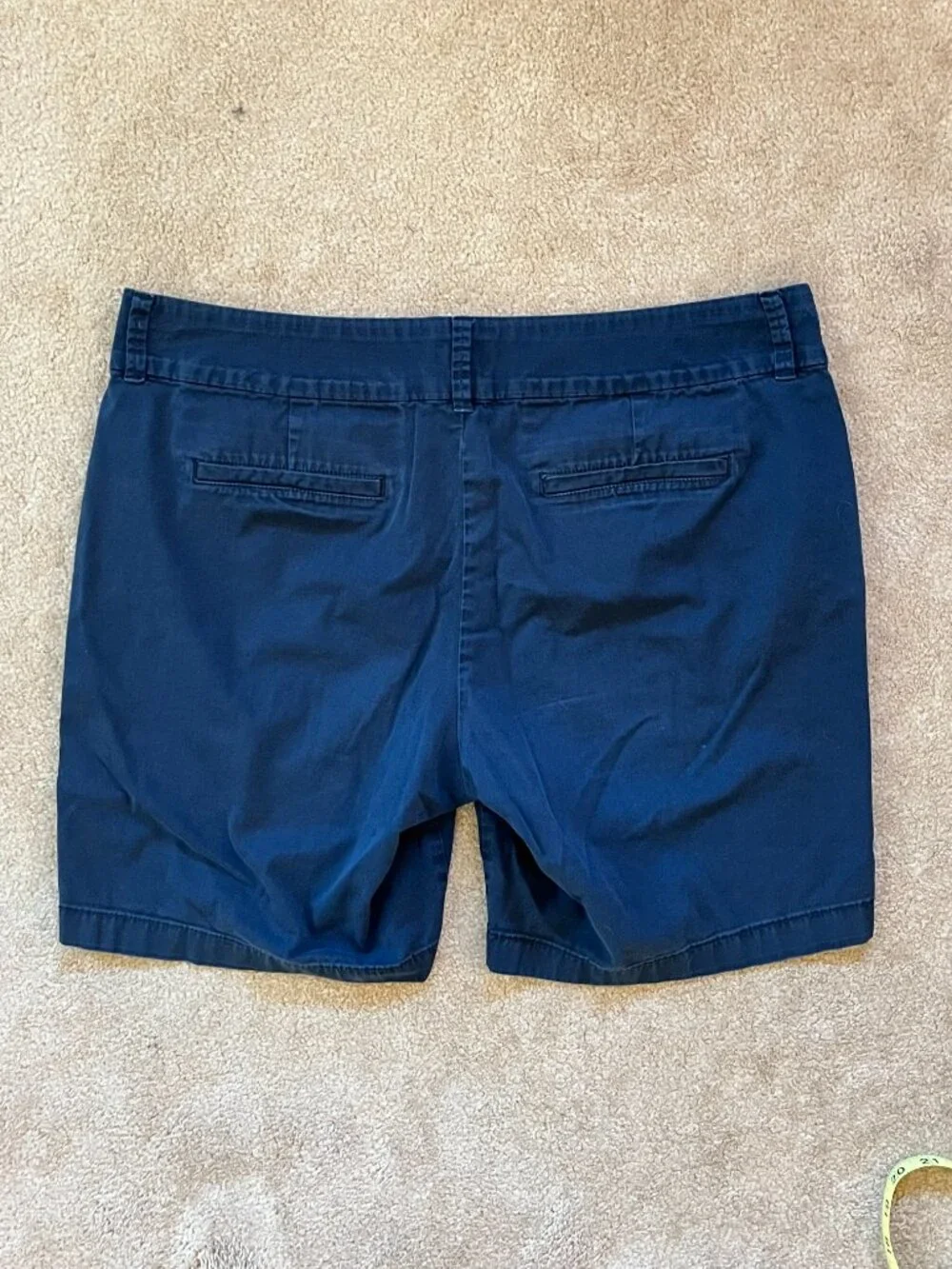 J. Crew Women's Navy Blue Cotton Shorts Size 12 Coastal Grandmother Outdoors
